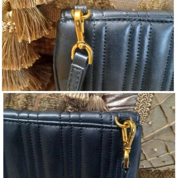 šLAST CHANCEā¼ļøMichael Kors Black Floral Embroidered Leather Shoulder Bag - Picture 11 of 16